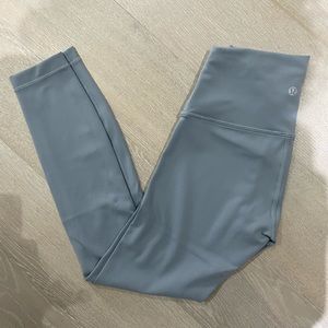 Rhino grey lululemon wunder train leggings
